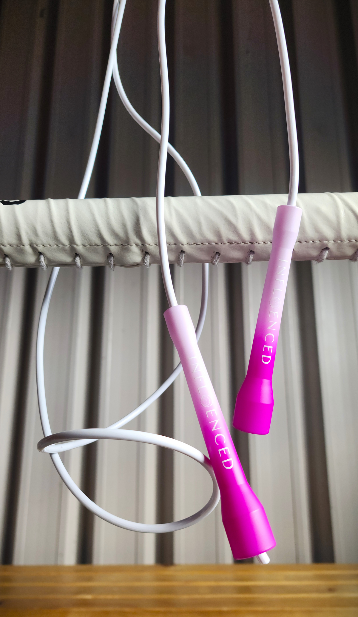 hanging Candy Floss PVC jump rope by Infloenced