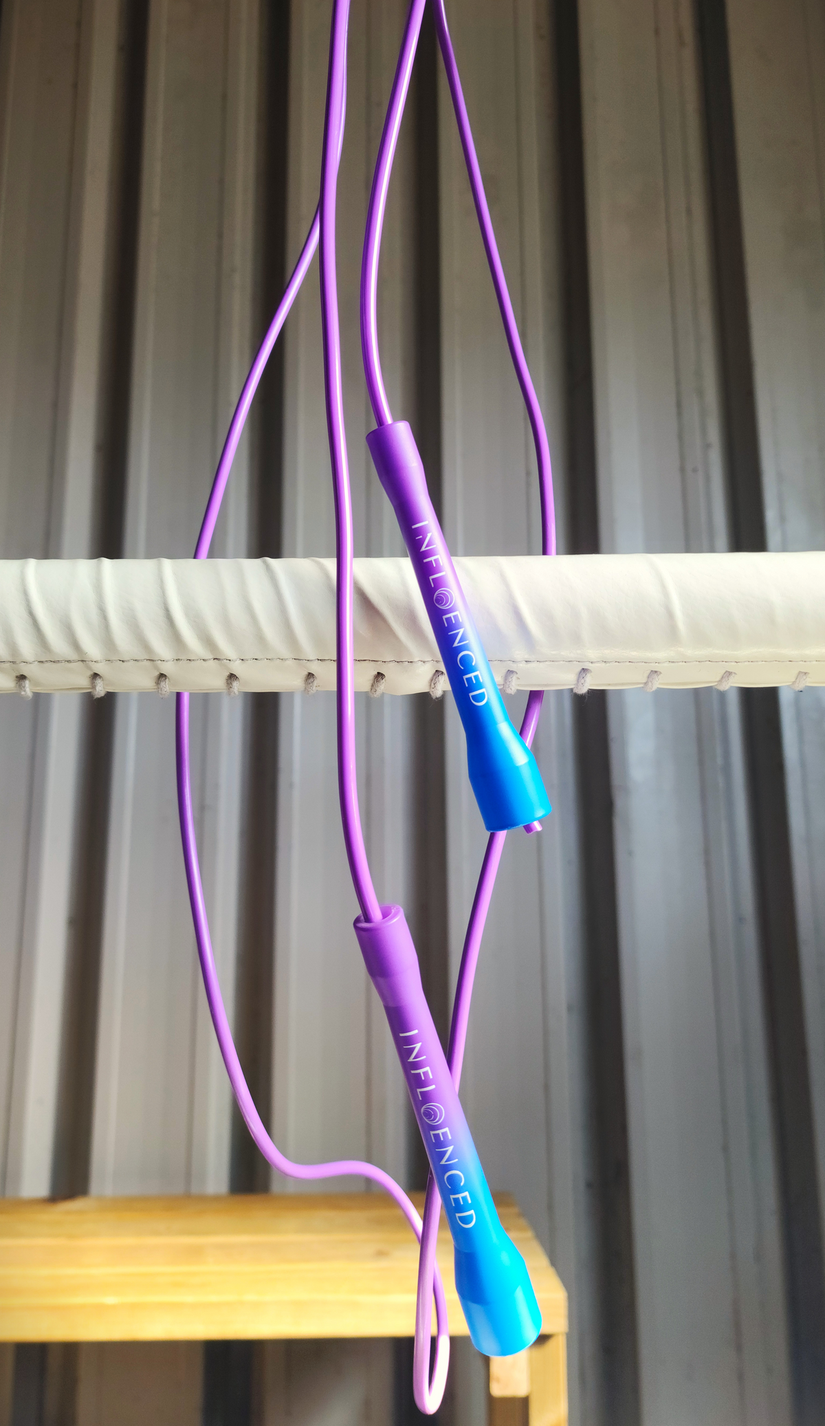 hanging Sour Grape PVC jump rope by Infloenced