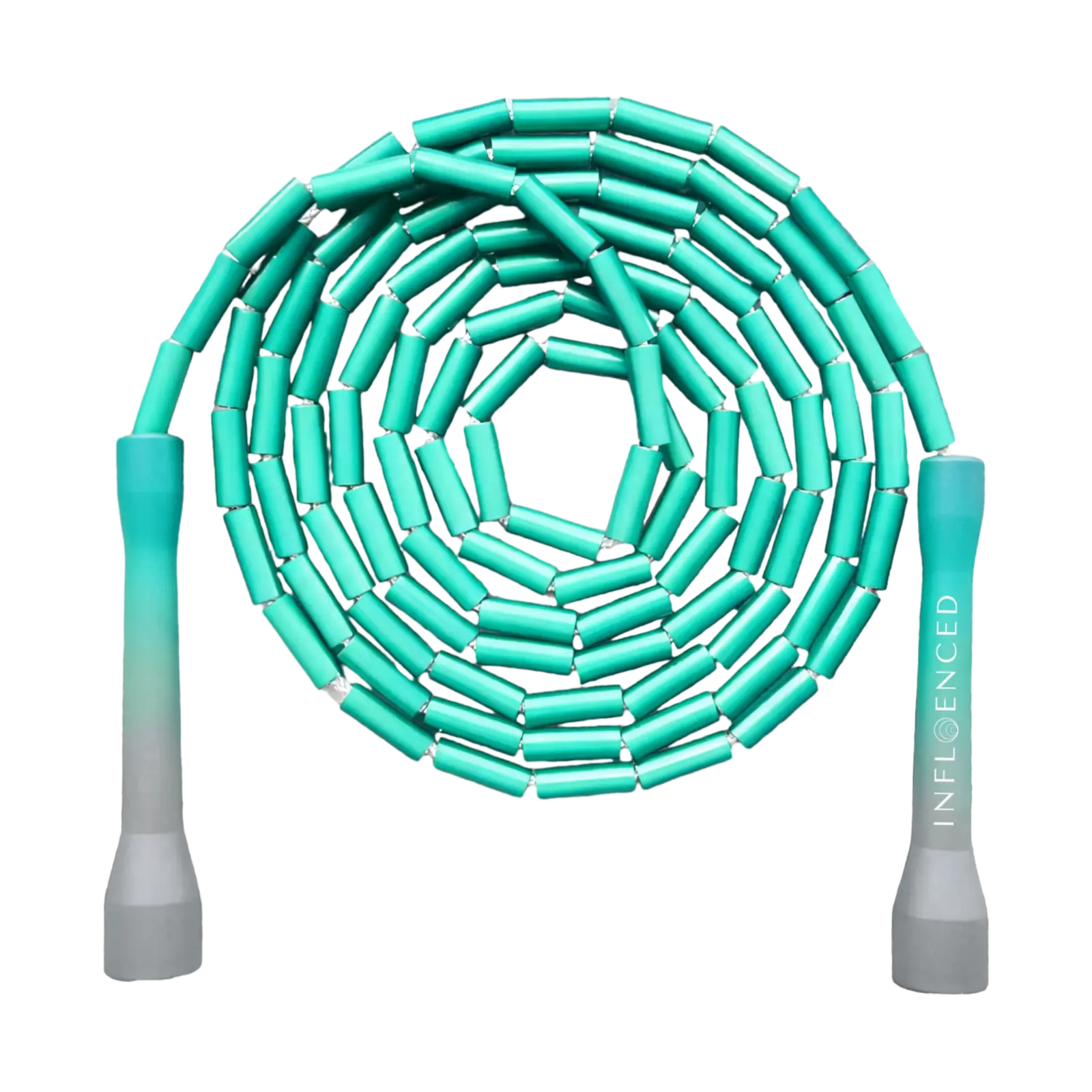 Cool Mint beaded jump rope by Infloenced