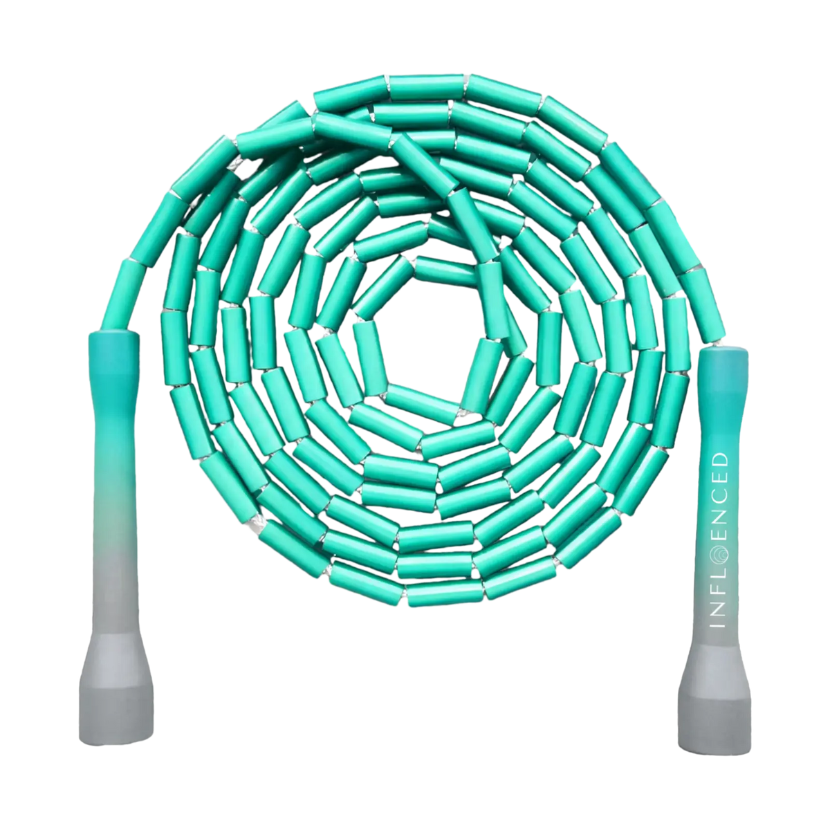 Cool Mint beaded jump rope by Infloenced