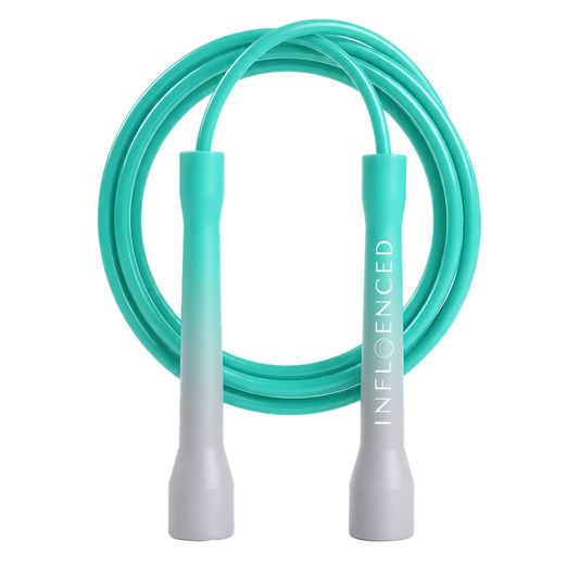 Cool mint PVC jump rope by Infloenced