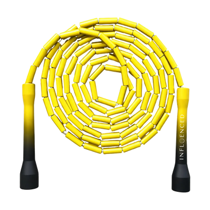 Lemon Drop beaded jump rope by Infloenced