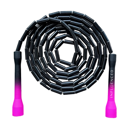 Raspberry Cola beaded jump rope by Infloenced