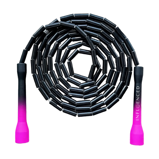 Raspberry Cola beaded jump rope by Infloenced